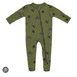 Kyte BABY • 6-12mo Jungle Zippered Footie